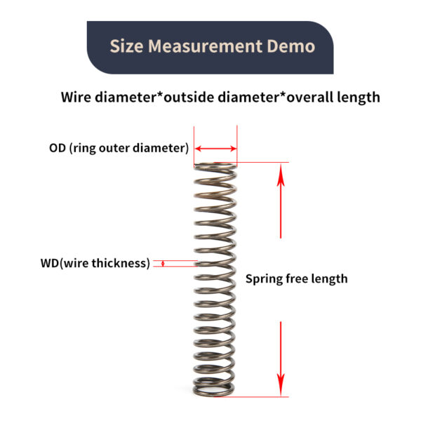Music Wire High Tensile Compression Spring DingLi Spring