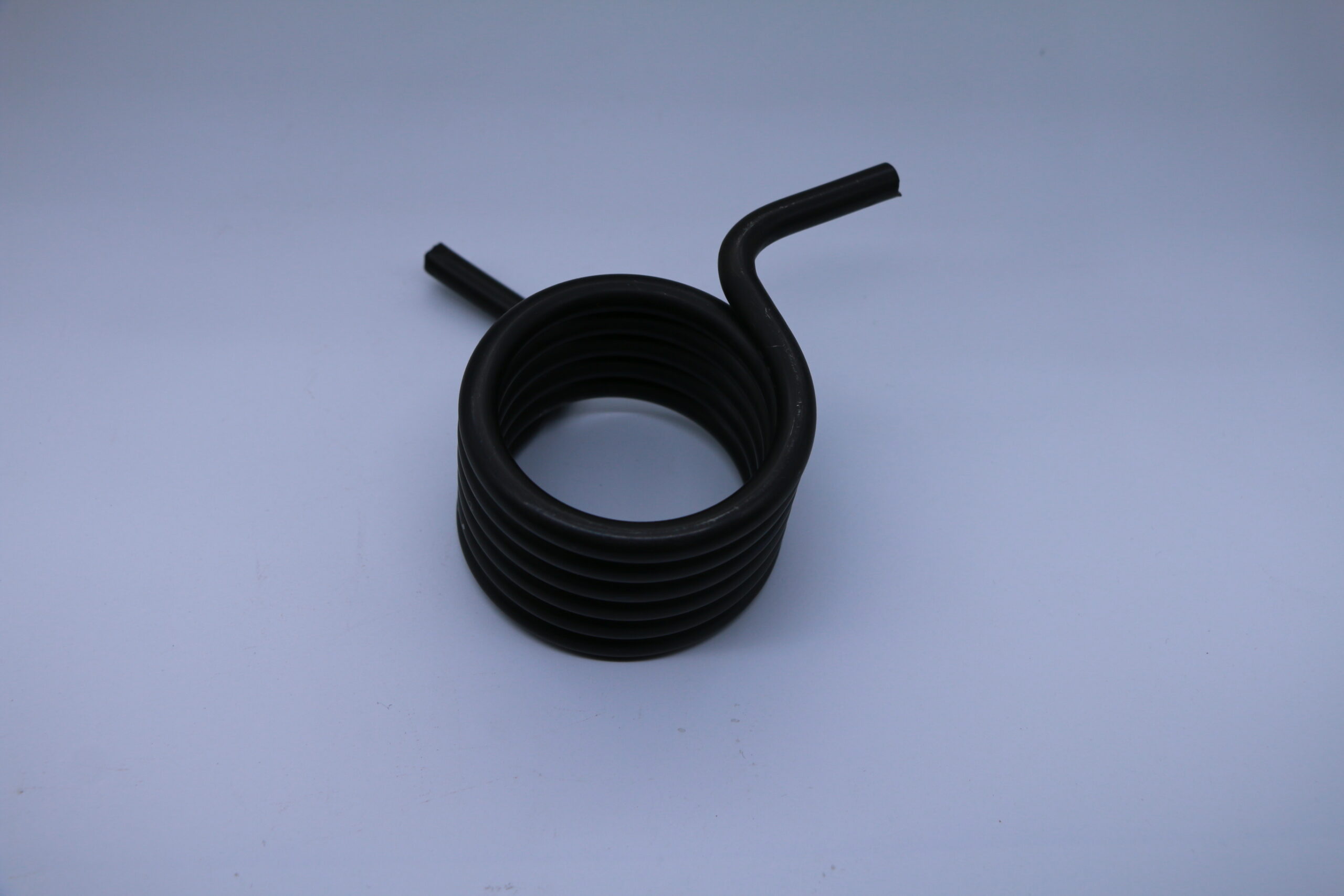Real torsion spring with bent legs